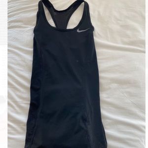 Nike Black Razorback Tank with Tie in back